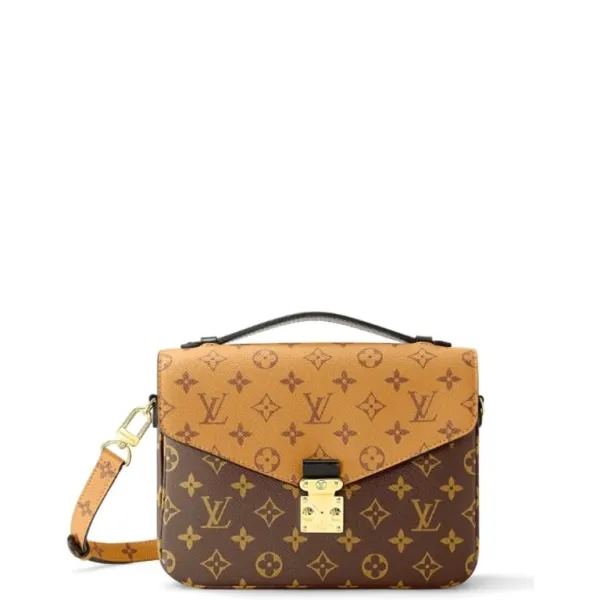 Louis Vuitton 25cm Pochette Metis Monogram Reverse