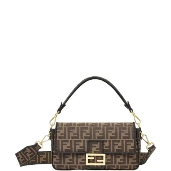 Fendi Baguette Jacquard Fabric Bag 26cm  Best Quality