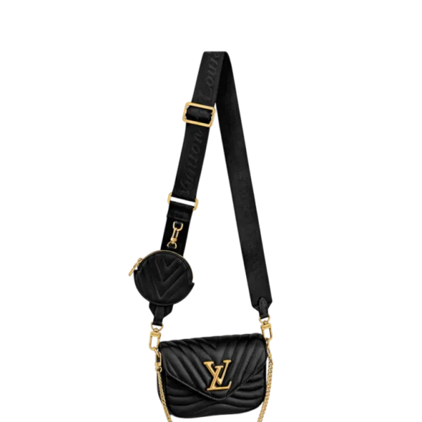 Louis Vuitton New Wave Multi Pochette 19cm Black