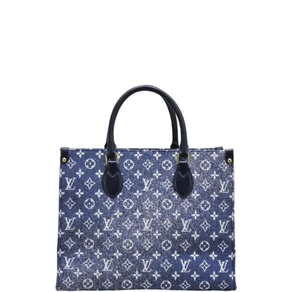 Louis Vuitton 35cm OnTheGo Tote Denim Bag M59608