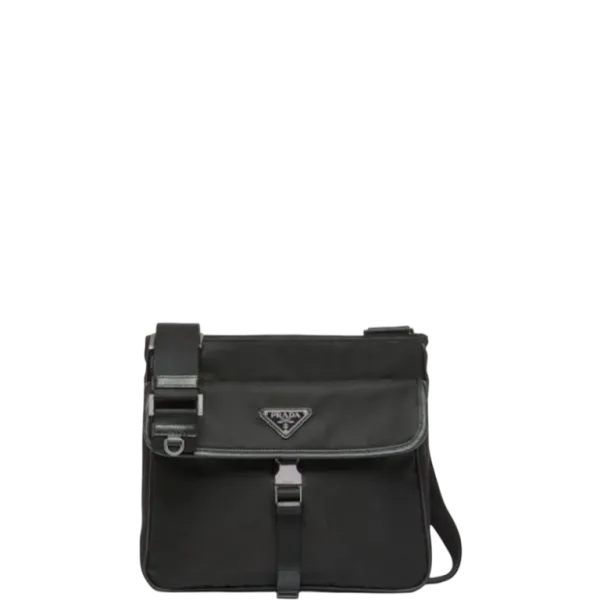 Prada Re-Nylon And Saffiano Leather Shoulder Bag 2vh1192dmhf0002vooo