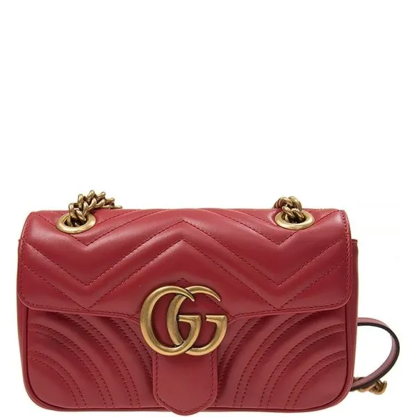 GUCCI Marmont matelassé mini 22cm bag