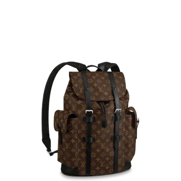 Louis Vuitton 45cm Christopher Backpack Monogram Brown Macassar Canvas M43735