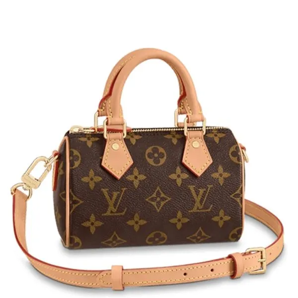 Louis Vuitton Nano Speedy Beige 16cm