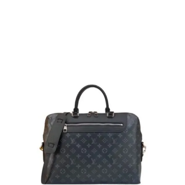 Louis Vuitton Porte Documents Jour Briefcase Monogram Black 37cm