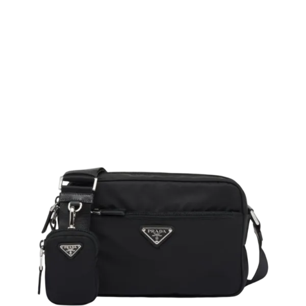 Prada Re-Nylon Shoulder Bag Black 1bc167rv44f0002vb1m