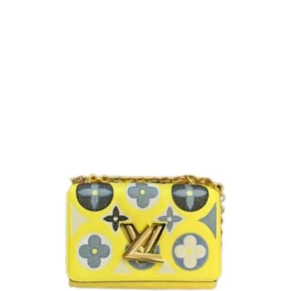 Louis Vuitton Twist MM Bags Monogram Yellow 25cm