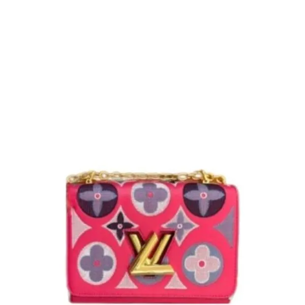 Louis Vuitton Twist MM Bags Monogram Pink 25cm