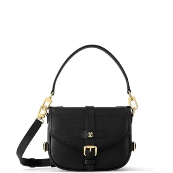 Louis Vuitton Saumur BB Bag Black 20cm M23469
