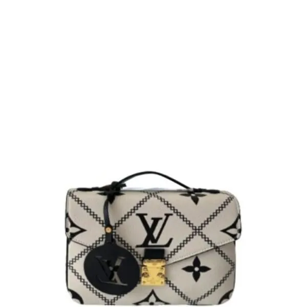 Louis Vuitton Pochette Metis White 25cm