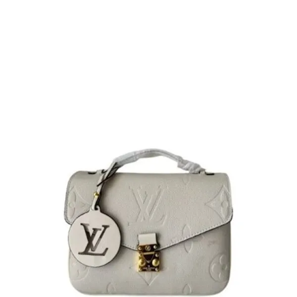 Louis Vuitton Pochette Metis With Tag White 25cm