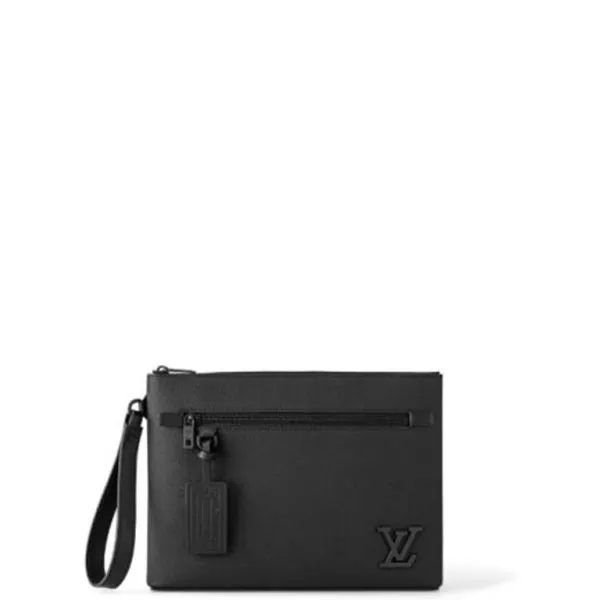 Louis Vuitton Takeoff Pouch Black 30cm M69837