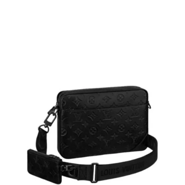 Louis Vuitton Duo Messenger Bag Black 25cm M69827