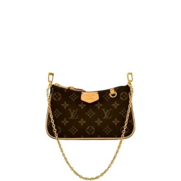 Louis Vuitton Monogram Pochette Brown 20cm