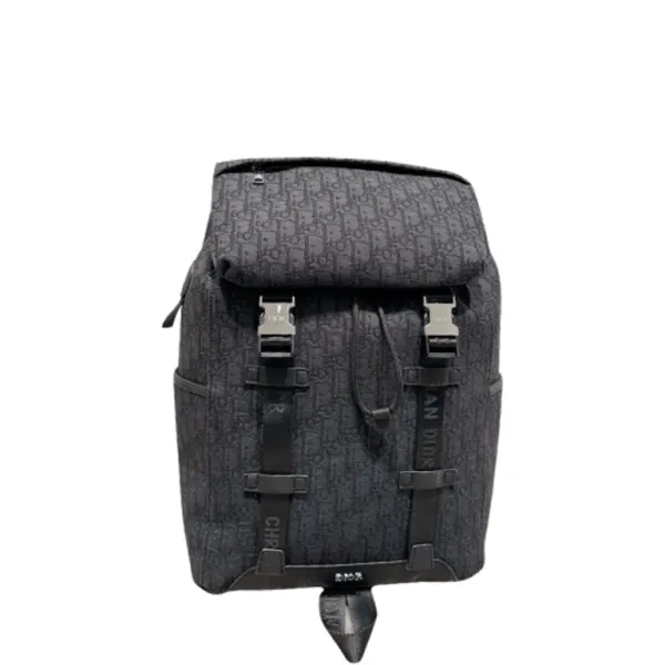 Dior 42cm Explorer Backpack Black Oblique Jacquard