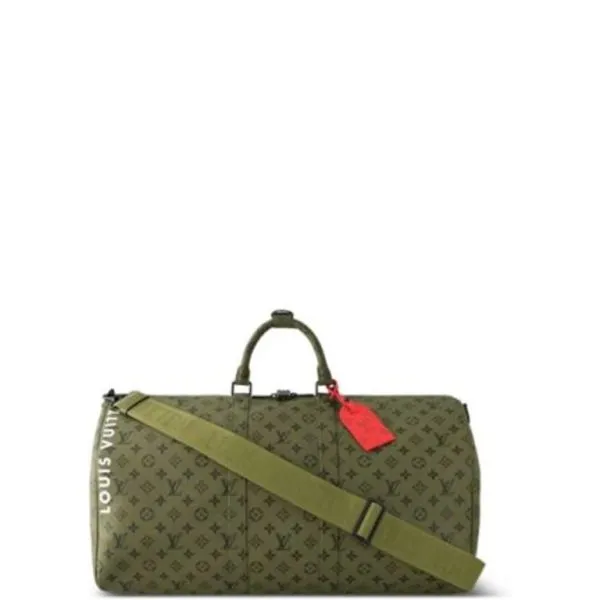 Louis Vuitton Keepall Bandouliere 55 Bag Green 48cm M23963