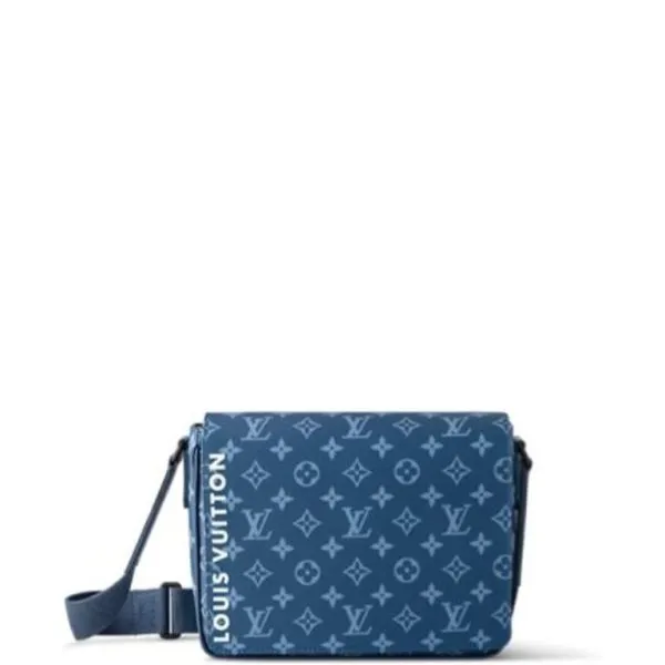Louis Vuitton District PM Bag Blue 26cm M23785