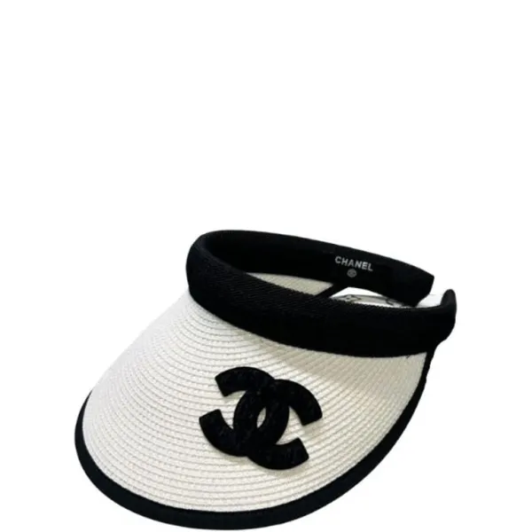 Chanel Visor White Hat