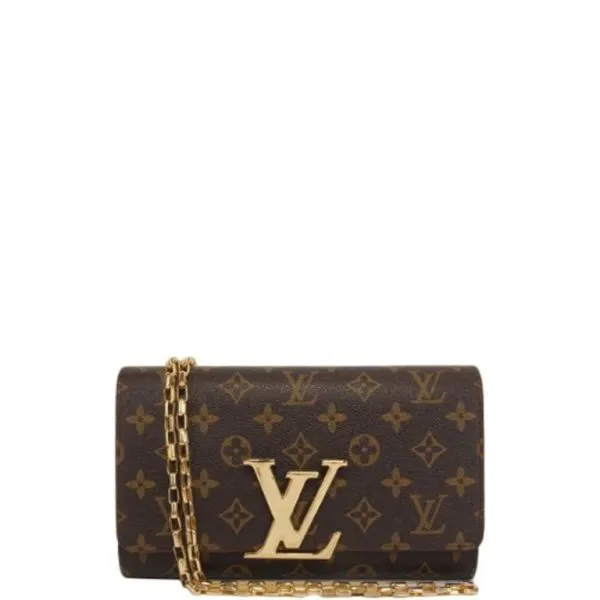 Louis Vuitton Monogram Messenger 23cm Brown Wallet