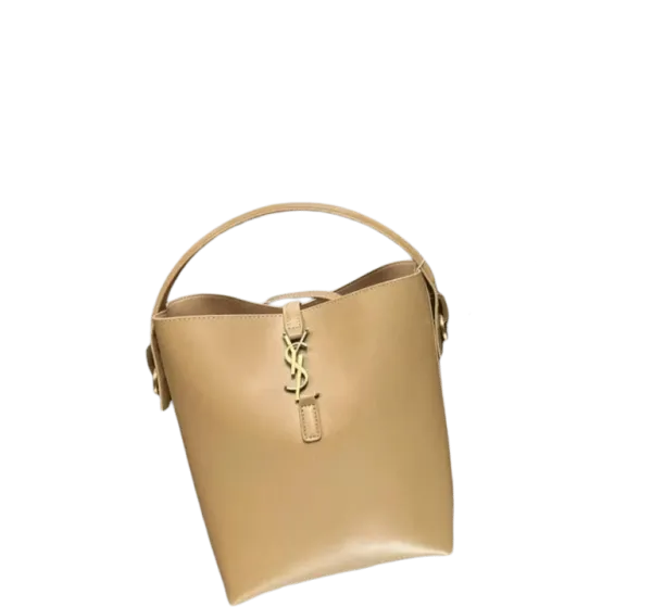Saint Laurent Le 37 in Shiny Leather Yellow 26cm