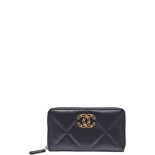 Chanel Red Black Wallet 16.5cm