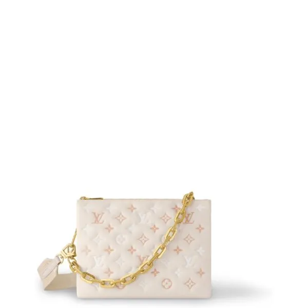 Louis Vuitton Bolso Coussin PM Cream 26cm M22398