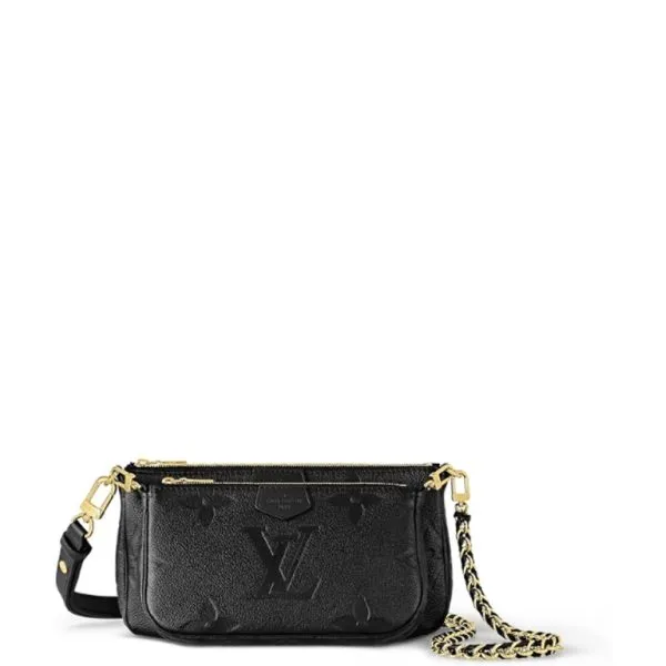 Louis Vuitton Multi Pochette Accessoires Black 18cm M80399