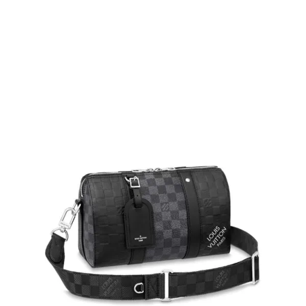 Louis Vuitton City Keepall Black Graphite 27cm N40452