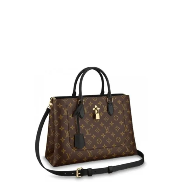 Louis Vuitton Flower Tote Bag 34cm Brown M43550