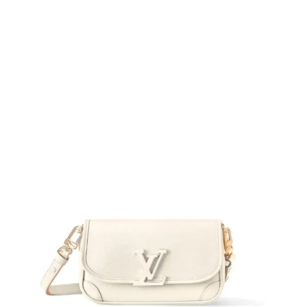 Louis Vuitton Buci White And Gold 24cm M59459