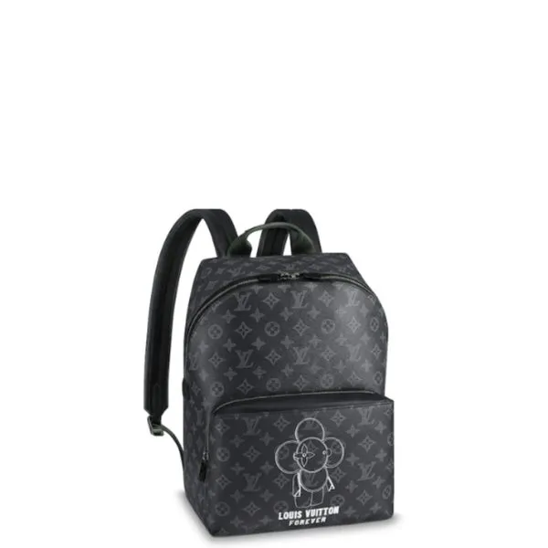 Louis Vuitton Apollo Backpack Monogram Vivienne Eclipse Black 37cm