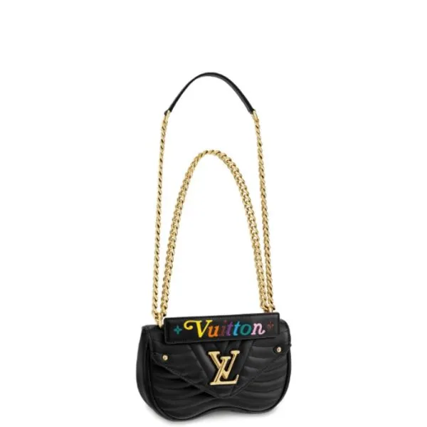Louis Vuitton New Wave Chain Bag Black 25cm M55206