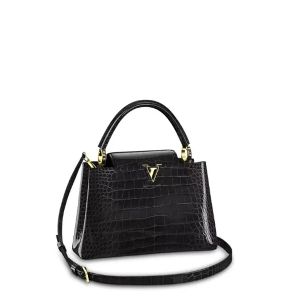 Louis Vuitton Capucines MM Black 27cm N92967