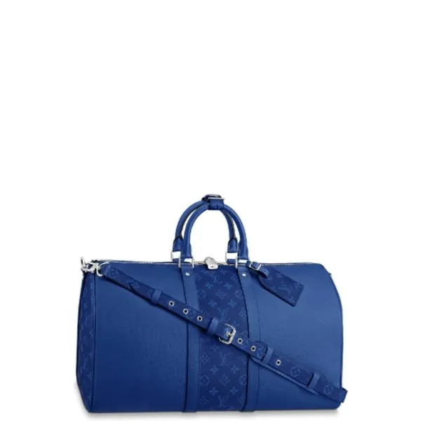 Louis Vuitton Keepall Bandouliere 50cm Blue