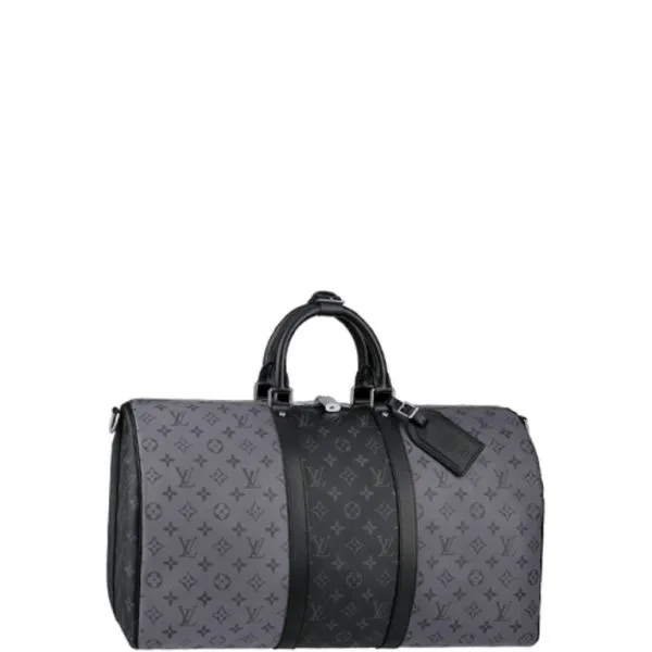Louis Vuitton Keepall Bandouliere 50 Black Grey