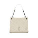 SAINT LAURENT MEDIUM NIKI SHOPPING BAG WHITE