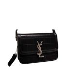 SAINT LAURENT SMALL SOLFERINO SATCHEL BLACK 18CM