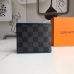 LV WALLET BLACK BLUE