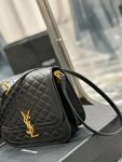 SAINT LAURENT SOLFERINO MEDIUM SUPPLE SATCHEL IN QUILTED LAMBSKIN