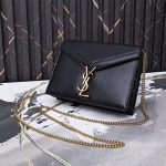 SAINT LAURENT CASSANDRA MEDIUM CHAIN BAG IN SMOOTH LEATHER