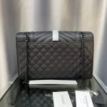 SAINT LAURENT ENVELOPE CHAIN BAG IN MIX MATELASSE GRAIN DE POUDRE EMBOSSED LEATHER