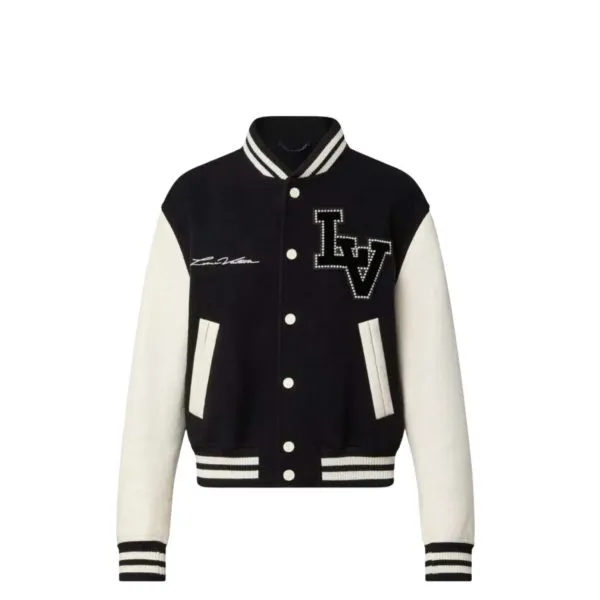 Louis Vuitton Jacket Monogram Varsity Denim