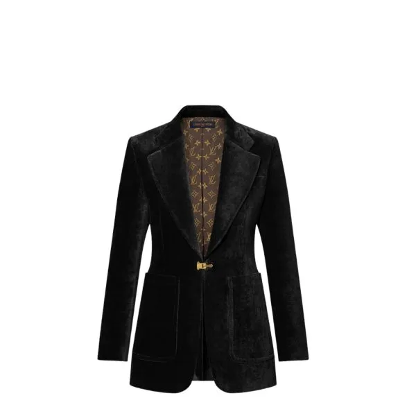 Louis Vuitton Velvet Schoolboy Blazer Black