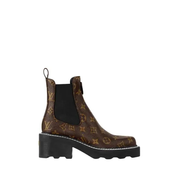 Louis Vuitton LV Beaubourg Ankle Boots Cacao Brown