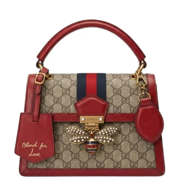 Gucci Queen Margaret GG Small Top Handle Bag Red 25cm